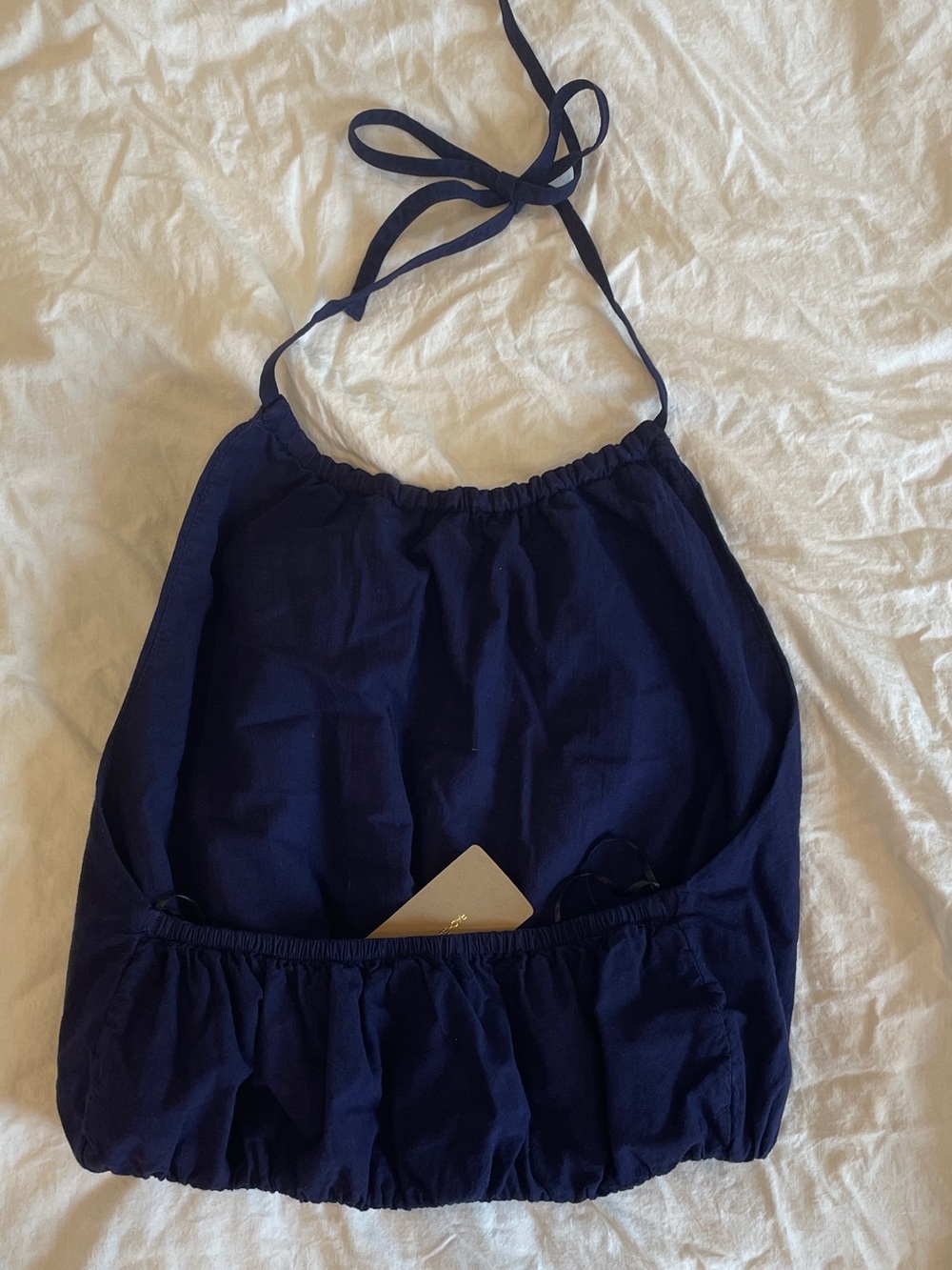 Rachel Comey Balon Halter Top in Midnight Sz 6 - Picture 2 of 4